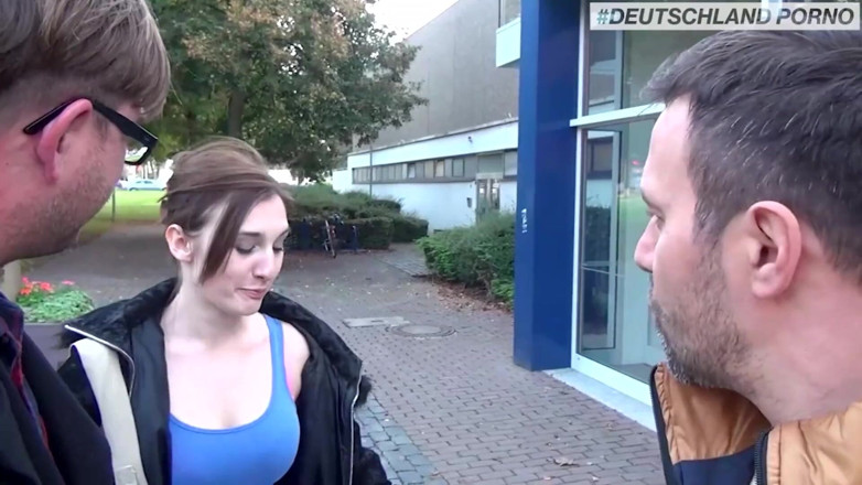 Deutschland porn: Fat cock pussy fucking in doggy style position