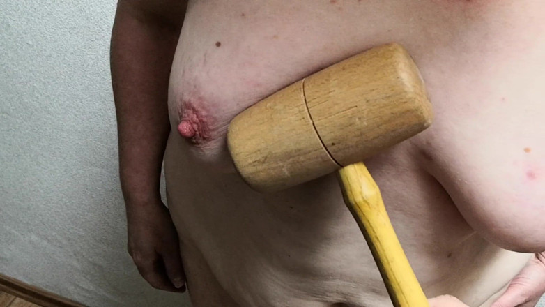 Bouncy Tits Action: slap my tits with hammer