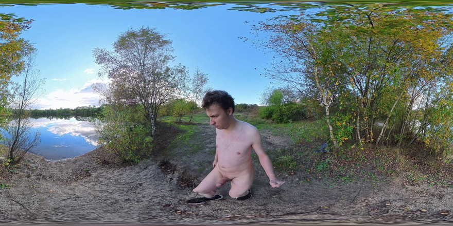 Outdoorboy5: Teen Komplett Nackt an Einem See