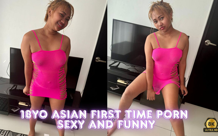 AsianSexVR: Chubby 18yo Asian First Time Porn Sexy and Funny