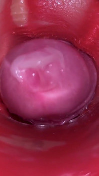 Camera Inside Pussy - Powerfull Cum in Pussy! Best Internal Asmr