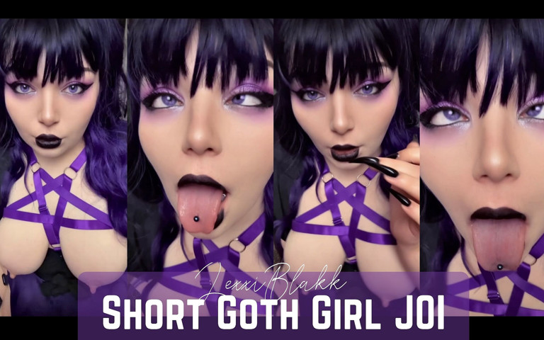 Short Goth Girl JOI (Lexxi Blakk) Short Goth Girl JOI (Lexxi Blakk)