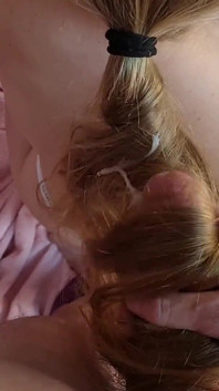 Hairjob and Cum on Hair