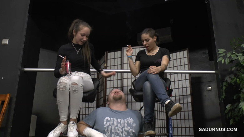 Sadurnus: Evangeline and Sydney Smoking