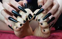 The Black and Mesmerizing Nail Polish by Rebecca Diamante