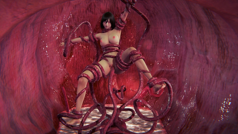 Waifu club 3D: Mikasa被射精