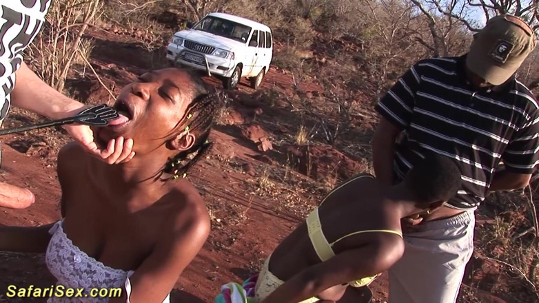 Safari sex: Afrikalı porno seks partisi