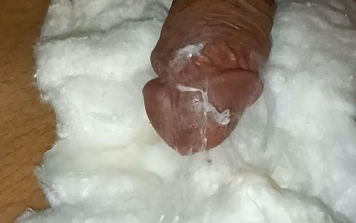 Cotton Dick: Masturbation in Cotton and Having Cum