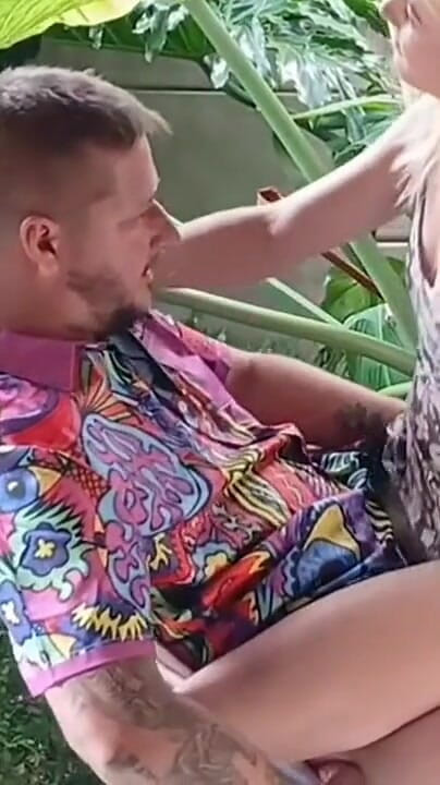 Redhead Color Her Hair Blonde She Loved the Dick on the Swing (Big Joe fuck a lot)