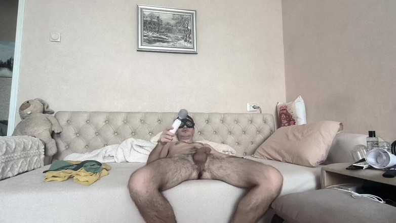 webcamboy98: Pemotretan sperma dengan vibrator