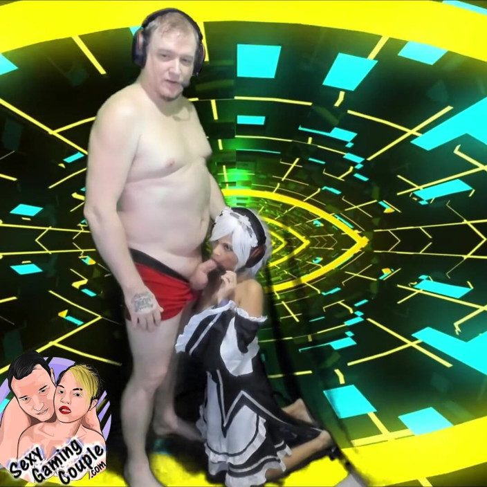 SexyGamingCouple: जेनशिन प्रभाव वाली कमबख्त कॉस्प्ले लड़की