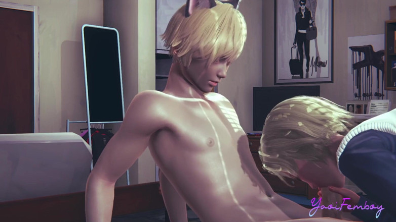 Yaoitube: 八尾フェムボーイ・オスケ - この金髪のフェムボーイはまるでイケてるか?