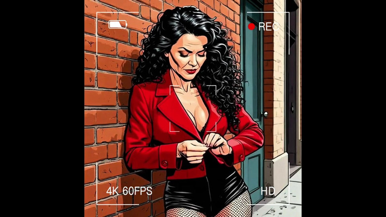 Octopussy Lovers Club: 40 Yaşındaki Seksi Sürtük Için Oyuncu Seçmeleri. Karikatür. Orta Yaşlı...