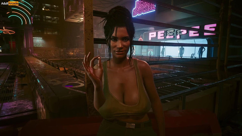 LewdArcade: Panam i alla sexscener Cyberpunk 2077 Panam sexscener [18+] + Glädjeleksak heta scener...
