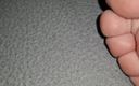 Caro home: Close-up do fetiche por pés