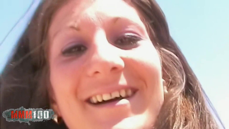 MMM100: Alys Rebel: Great Teen Brunette Alys Rebel Stripping on the...