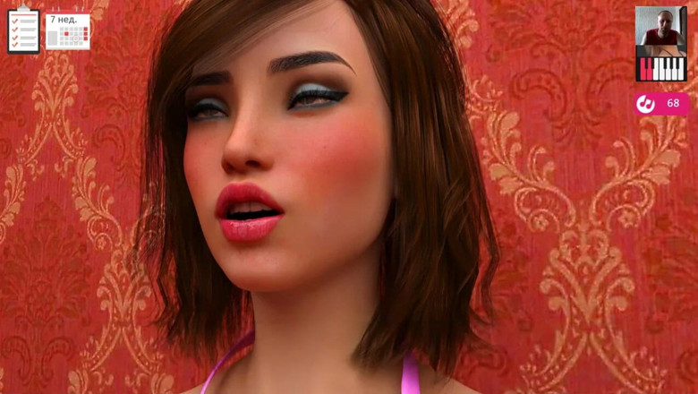 3DXXXTEEN2 Cartoon: Prst šuká kundičku přítelkyně v šatně, dokud se nevystříká - 3D porno - Kreslený sex