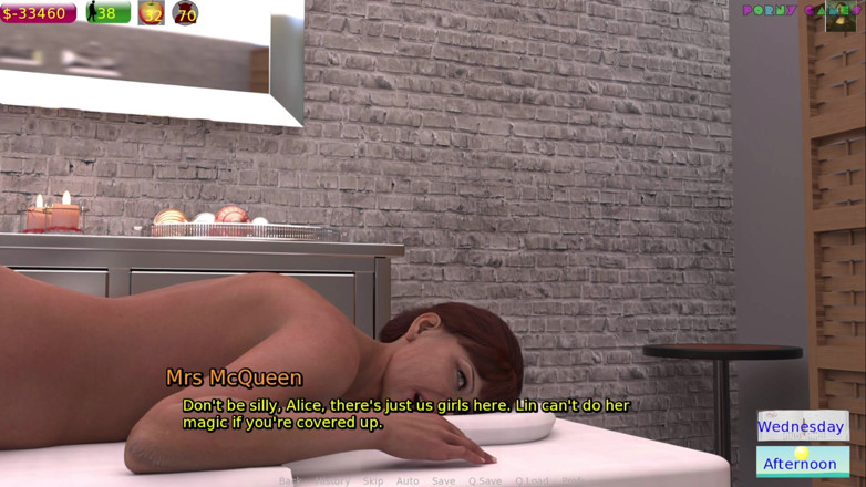 Porny Games: Alice in Wonderland oleh permainan bakar perlahan - suami cuckold adalah...