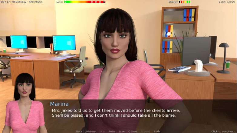 Dirty GamesXxX: Colega de cameră: șeful și angajații săi - episodul 14