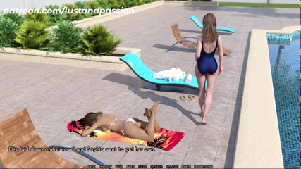Johannes Gaming: Awam # 4 natación con Ellie y frotar loción sobre ella