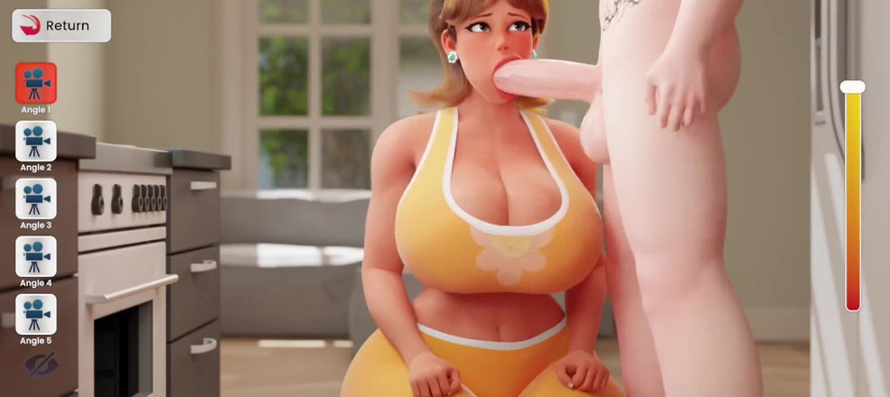 Xr Gamer: Debbie Eden'e mutfakta sakso çekiyor