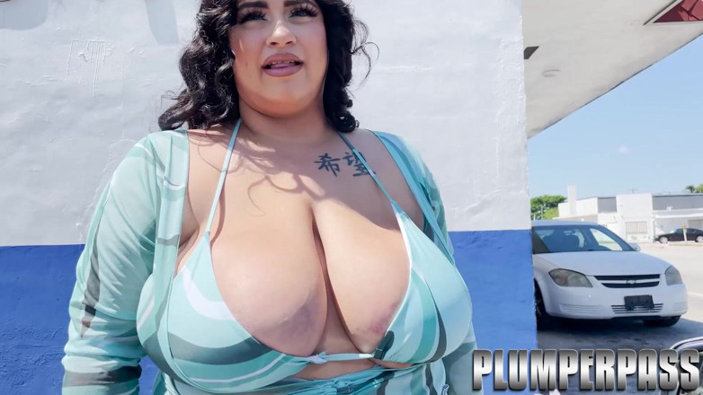 Plumper pass: Bbw latina vú to gặp bwc tại laundromat để đụ