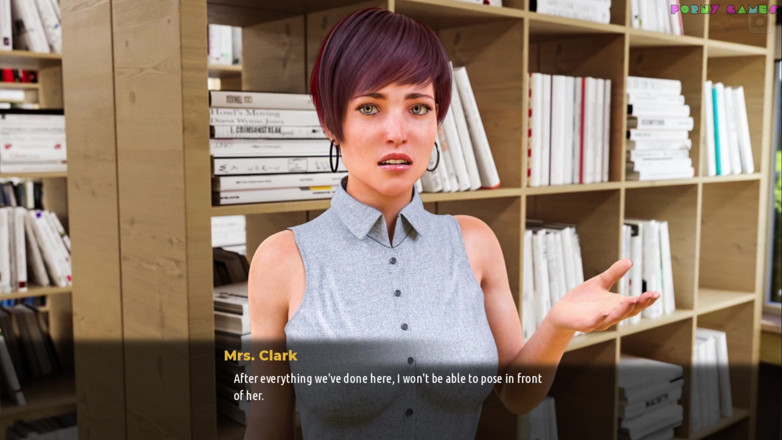 Porny Games: MILFs of Sunville by L7team - Sexy Teacher Has a Library...