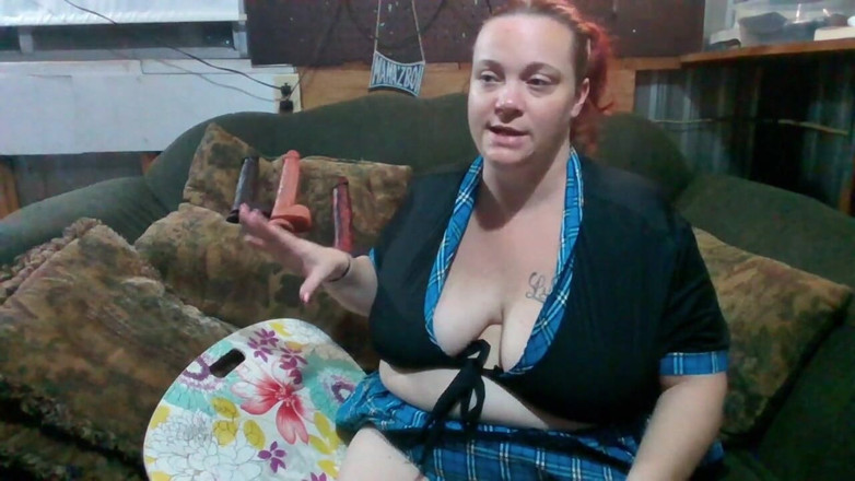 CandiApple_snapple: Caught by Stepdad Playing with Self on Live