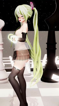 Hatsune Miku Hentai Dançando Vocaloid Prolapso e Anal Beads Despir