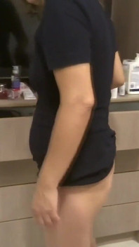 I Masturbate Watching My Stepmother Get Dressed After Her Bath; She Shows Me Her Ass