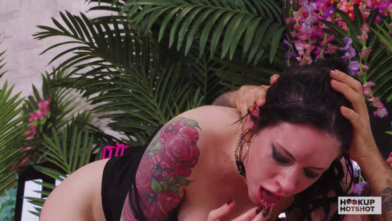 Hookup Hotshot: Heavy-titted Anna De Ville Is Horny for Sloppy Oral Sex!
