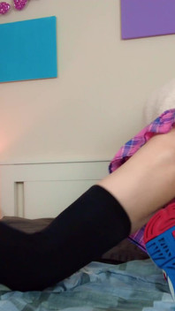 Femboy's butt finger milking