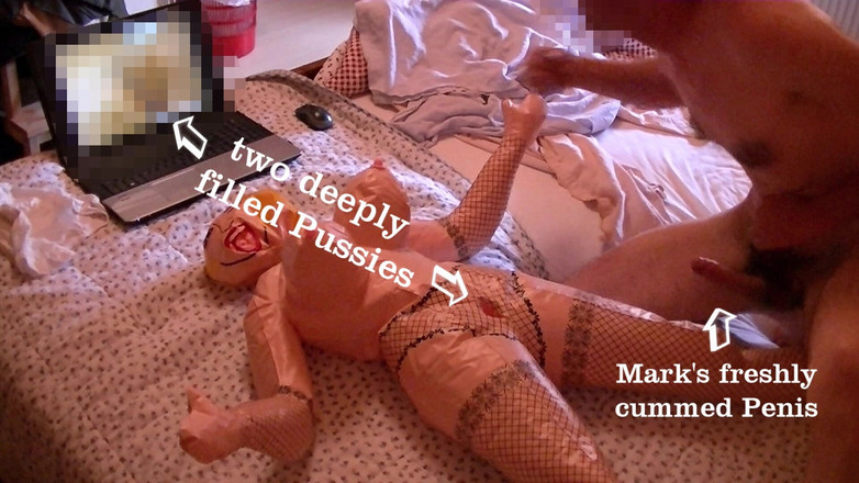 Mark Hannes: Sexdoll Postel šukání končí hluboce naplněnou kundičkou