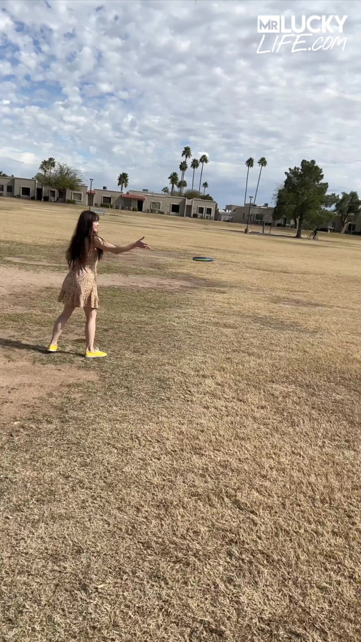 Mr.Lucky POV: Frisbee Fun in Phoenix