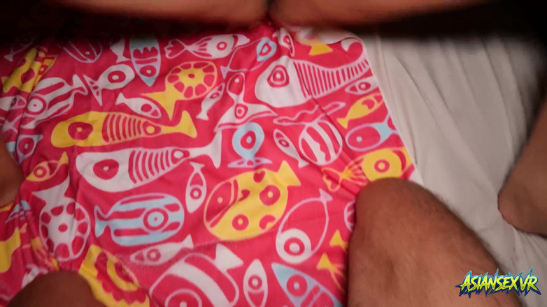 AsianSex: Peituda asiática foda e gozada interna