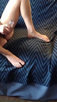 Mempermbaharui Pepek Saya Dengan Dildo Purple Saya (260510g)