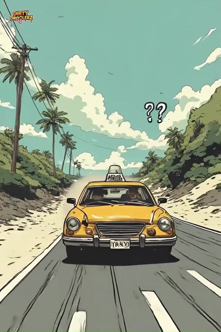 Dirty Drooler Z: Passeio extra de táxi com leite