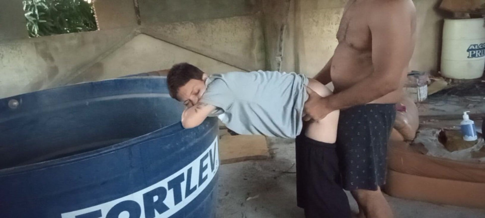 LeoOgro: Fucking the Ass of the Shoe on the Terrace 100% Anal