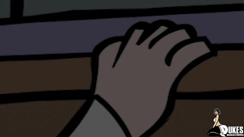 Dukes Hardcore Honeys: Německá milfka má gangbang v baru s černým ptákem