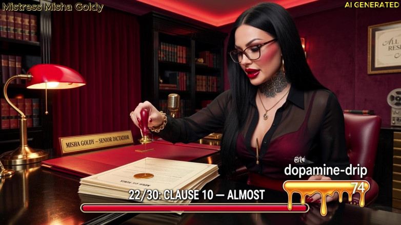 Goddess Misha Goldy: Dik-towka