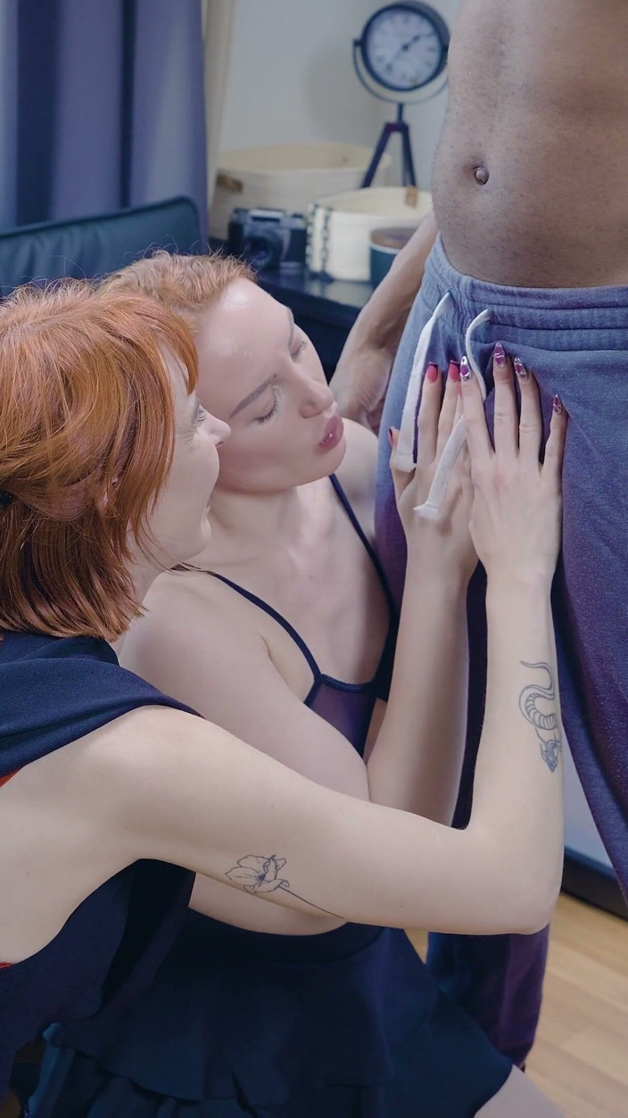 Mandala: Two Hot Sluts Have a BBC in Their Ass and...