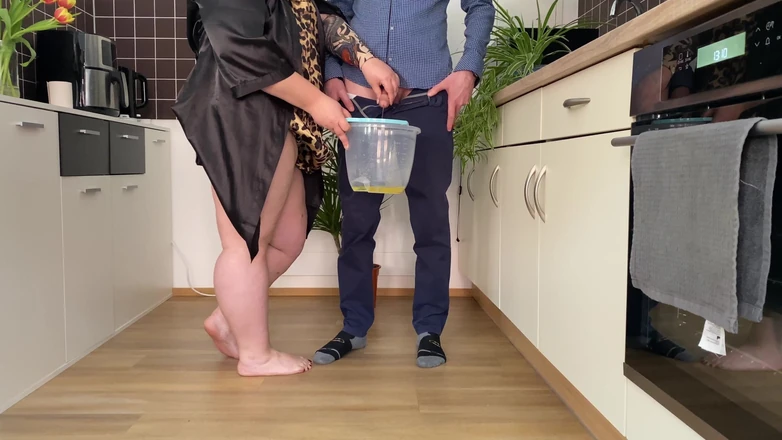 OurFetishLife: Wet Pussy of Old Mother-in-law Bent Over Doggy Style