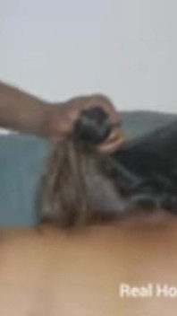 Bbc cabelo puxando hardcore profundo rápido de quatro