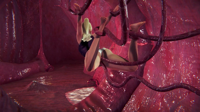 Waifu club 3D: Ino found strange things in a cave