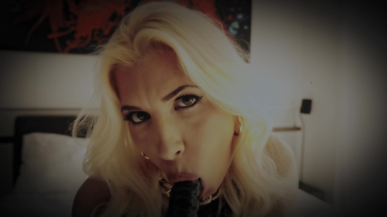 Rebeca Linares: Set 29 ' Black Shadows' Seksowna masturbacja Prowokacja - dildo