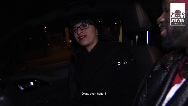 Steven Shame: 8 inches big black dick, hardcore interracial outdoor in the...