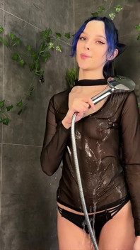 Soaked and Teasing in My Shirt