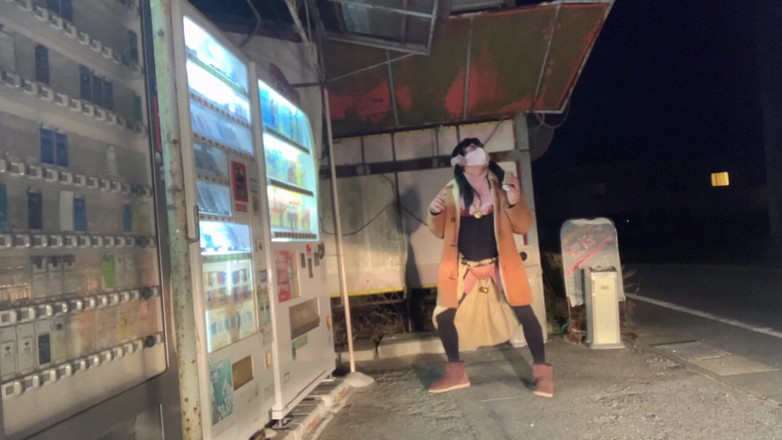 megu2002: 야간 전화 부스와 자판기에서의 자기주교육 No39 노출