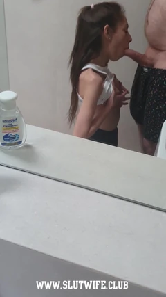 Bts: Using Candie's Throat Before and During a Slutwife Club Shooting