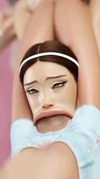 Splendida ragazza sexy prova due grossi